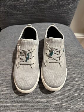 Vessi Waterproof Light Gray Weekender Knit Kids Sneakers